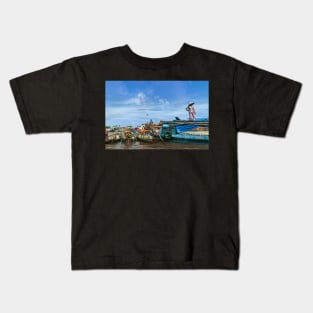 Floating Market. Kids T-Shirt